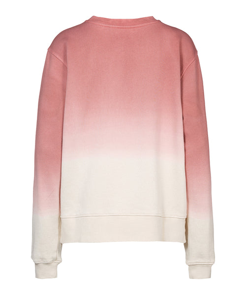 Ognx Sweatshirt Dip Dye Bio Baumwolle - rot Saisonschlussverkauf