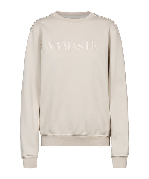 Ognx Sweater Namaste Vintage Look Bio Baumwolle - weiss Cyber Monday