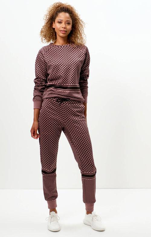Ognx Sweatshirt Keffiah (Slim Fit) - rosa Weihnachtsangebot