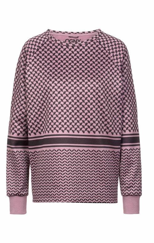 Ognx Sweatshirt Keffiah (Slim Fit) - rosa Weihnachtsangebot