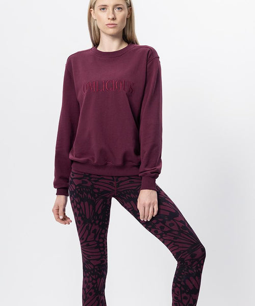 Ognx Sweater Omlicious Bio Baumwolle - rot Zeitlich begrenztes Angebot