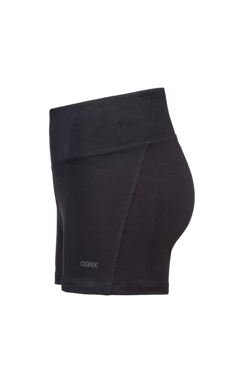 Ognx Hot Yoga Shorts Bio Baumwolle - schwarz Exklusive Angebote