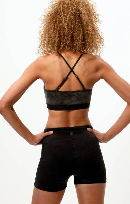 Ognx Hot Yoga Shorts Bio Baumwolle - schwarz Exklusive Angebote