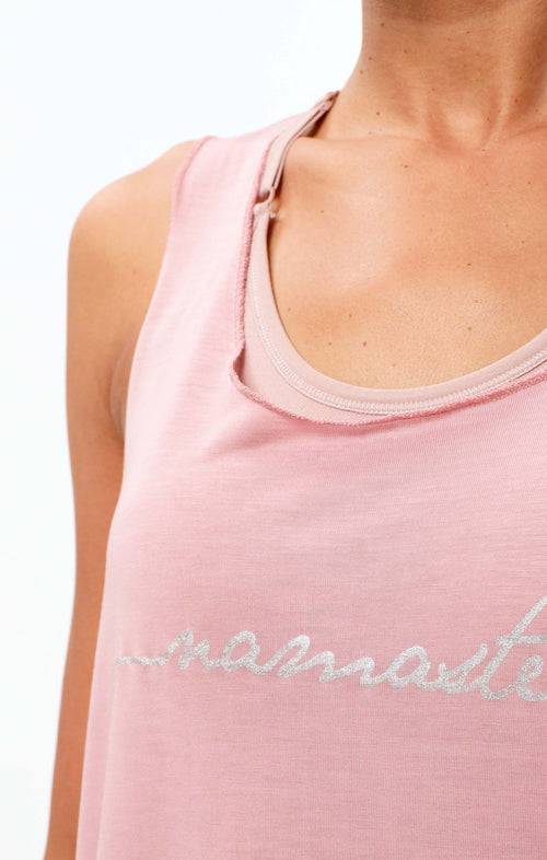 Ognx Loose Tank Namaste Tencel™ - rosa Blitzangebot