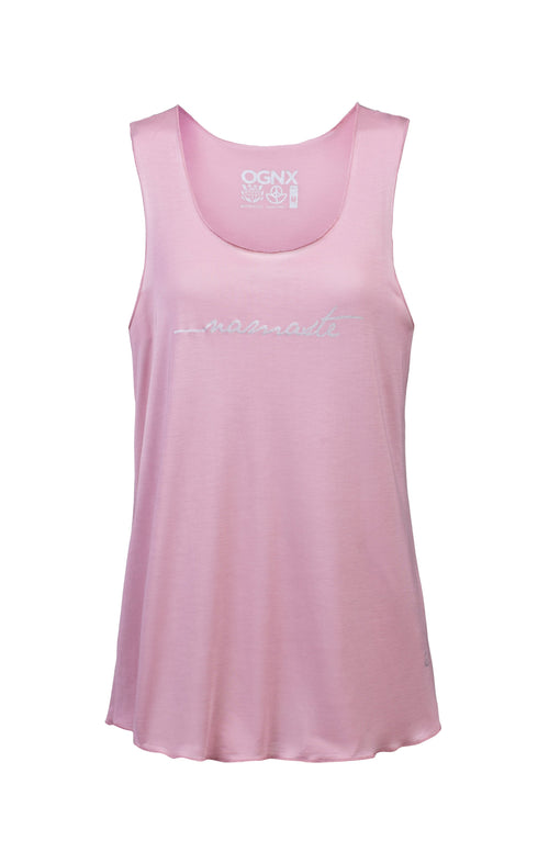 Ognx Loose Tank Namaste Tencel™ - rosa Blitzangebot