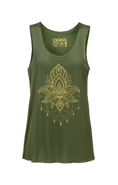 Ognx Loose Tank Lotus Tencel™ - grün Sonderangebote