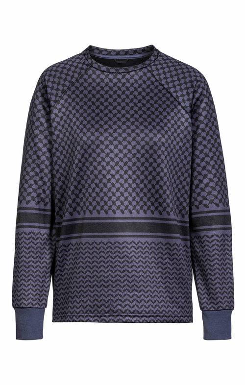 Ognx Sweatshirt Keffiah (Slim Fit) - blau Tiefpreis
