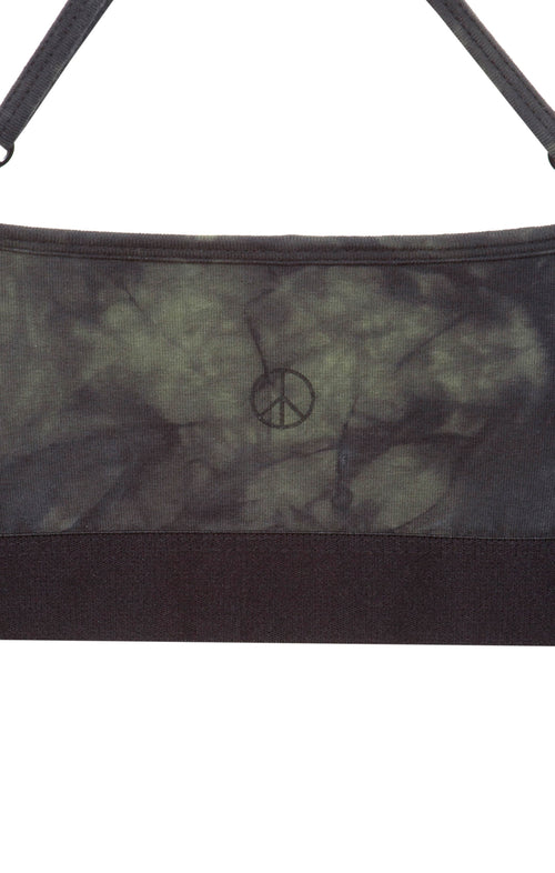 Ognx Yoga BH Batik Bio Baumwolle - Leichter Halt - grün Wochenangebot