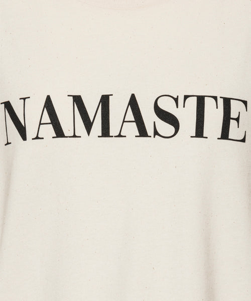 Ognx Loose T-Shirt Namaste Bio Baumwolle - schwarz Begrenzte Freigabe