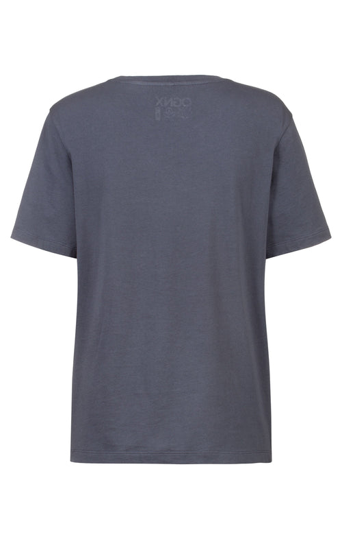 Ognx Loose T-Shirt Egalite Bio Baumwolle - grau Letzter Tag