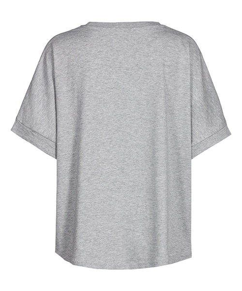 Ognx Boxy T-Shirt Shanti Bio Baumwolle - grau melange Vierteljährliche Förderung