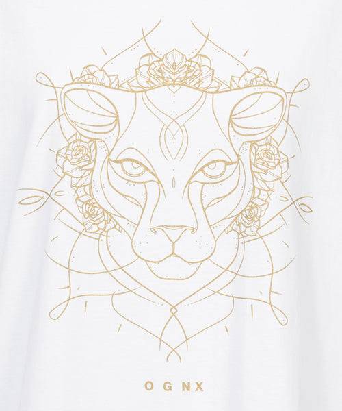 Ognx Boxy T-Shirt Leopard by Ranja Weis - weiß Bis zu 55% Rabatt