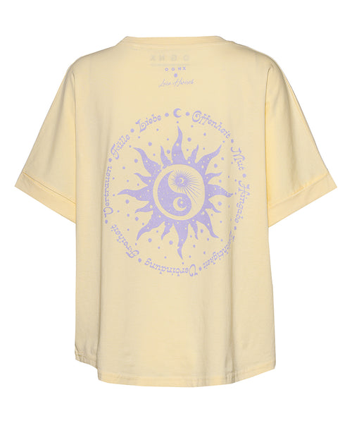 Ognx Boxy T-Shirt Daily Reminders by Luisa Harisch - gelb Discount Store für neue Produkte