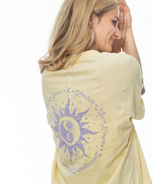 Ognx Boxy T-Shirt Daily Reminders by Luisa Harisch - gelb Discount Store für neue Produkte
