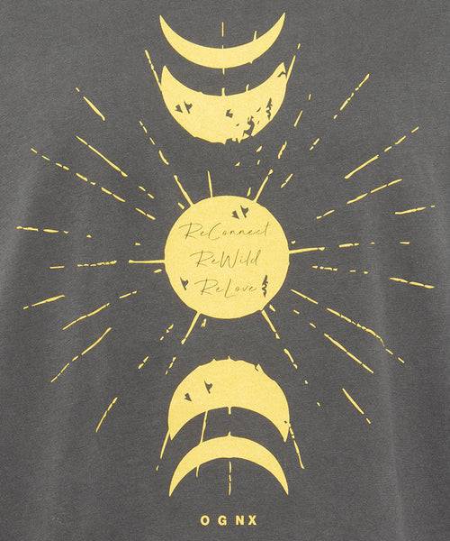 Ognx Boxy T-Shirt ReConnect by Sinah Diepold - Kale & Cake - grau Nur noch ein Tag übrig