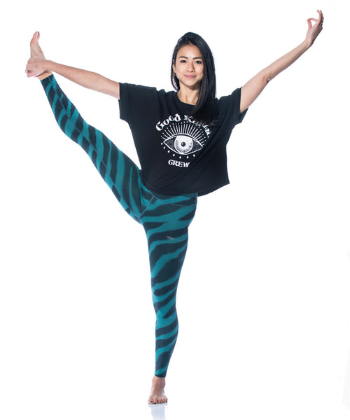 Ognx Boxy T-Shirt Good Karma Crew by LYLA Soul Yoga - schwarz Super Rabatt
