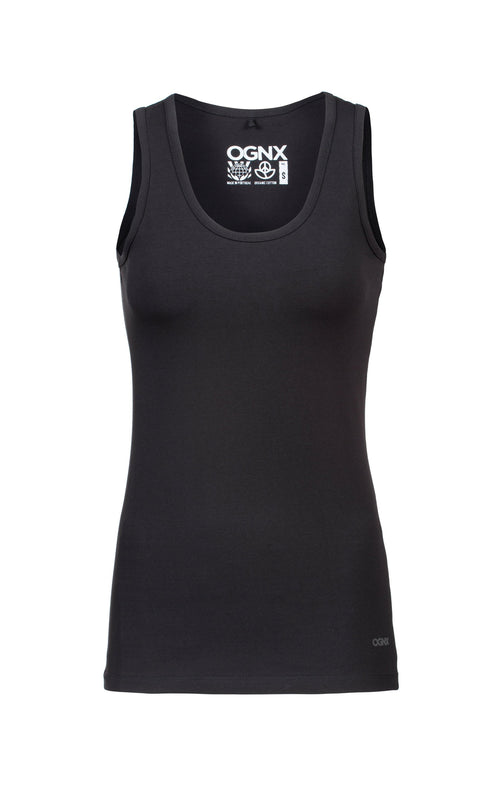 Ognx Basic Tank 2.0 Bio Baumwolle - schwarz Riesige Rabatte