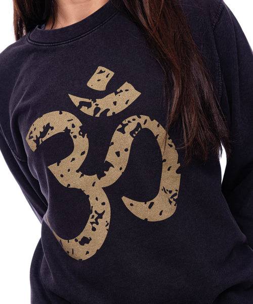 Ognx Yoga Loose Sweater OM by Jodie Roberts - schwarz Clearance-Verkauf