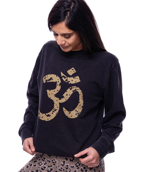 Ognx Yoga Loose Sweater OM by Jodie Roberts - schwarz Clearance-Verkauf