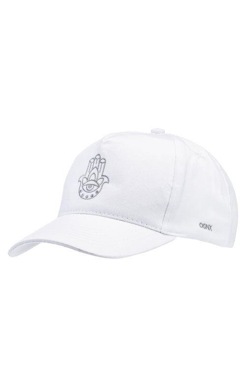 Ognx Yoga Cap Hamsa Bio Baumwolle - weiss 2025