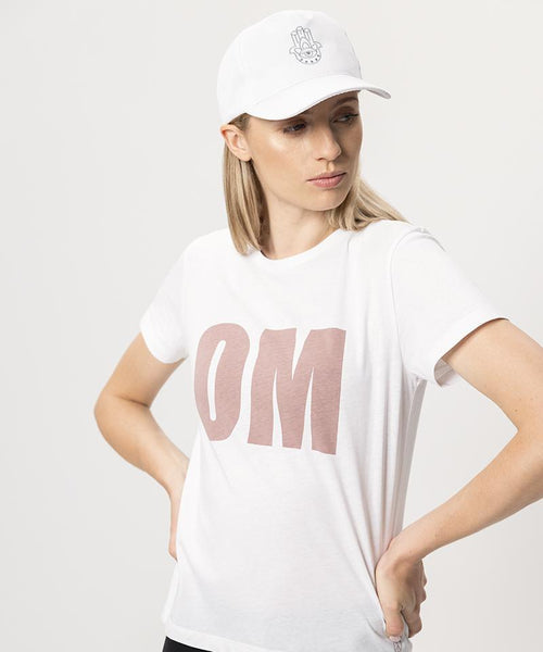 Ognx Yoga Cap Hamsa Bio Baumwolle - weiss 2025