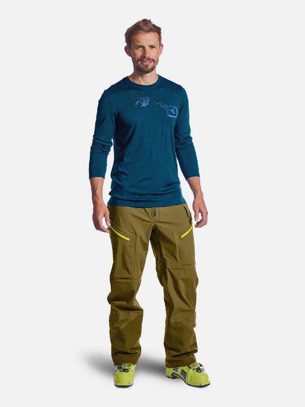 Ortovox 185 MERINO LOGO SPRAY LS Günstig kaufen