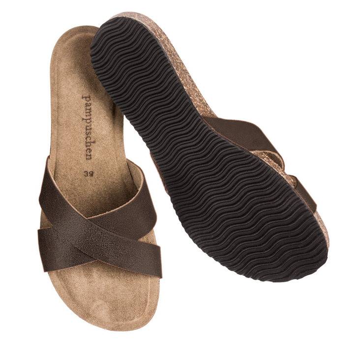 Pampuschen Lyda B metallic schwarz JETZT KAUFEN