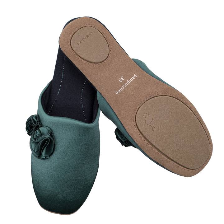 Pampuschen Ginger satin kiefer Zeitbegrenzte Promotion