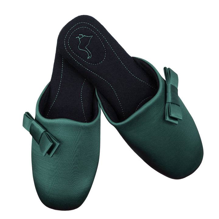 Pampuschen Jane satin kiefer Sonderangebot der Fabrik