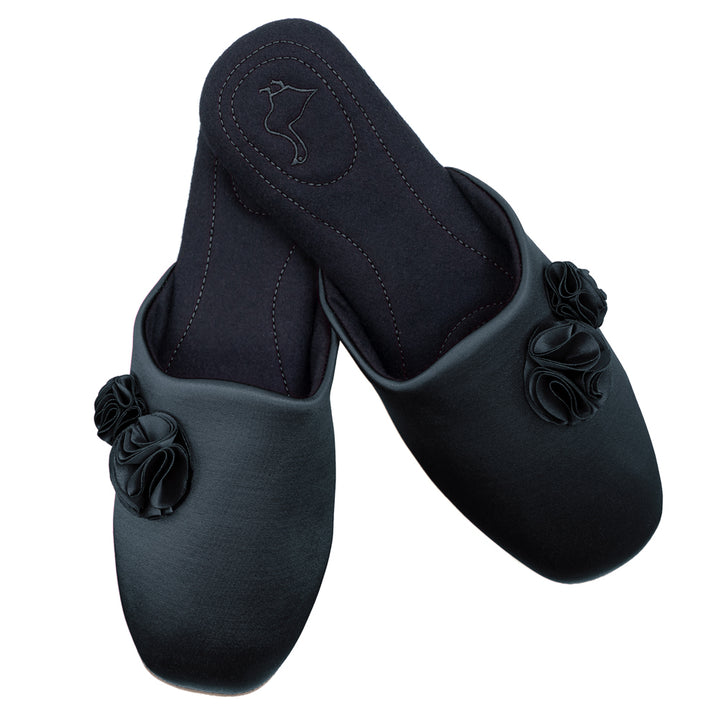 Pampuschen Ginger satin schwarz Bis zu 55% Rabatt