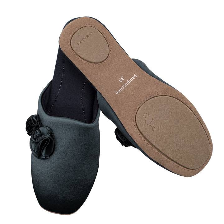 Pampuschen Ginger satin schwarz Bis zu 55% Rabatt