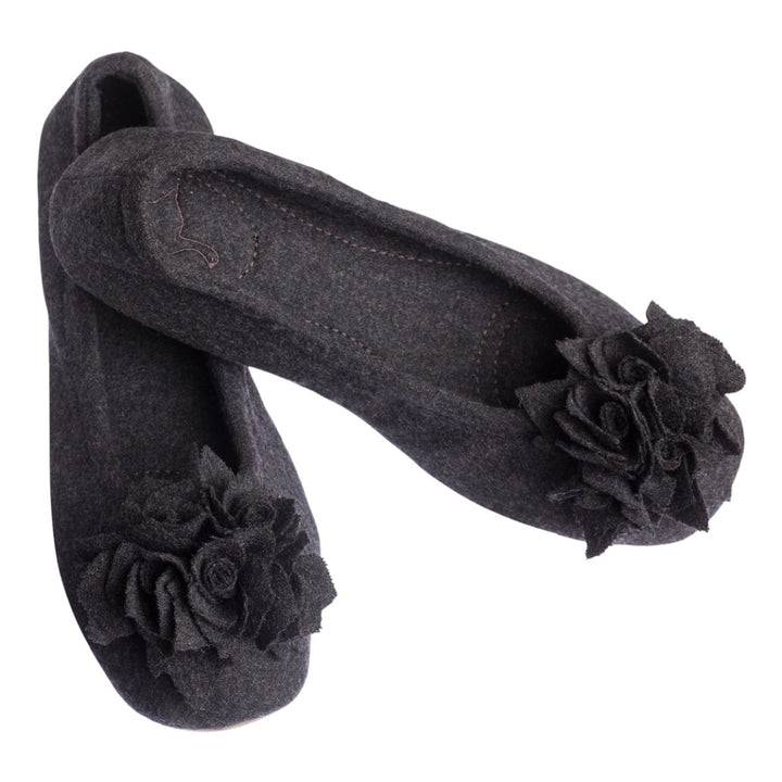 Pampuschen Grace wool anthrazit 2025