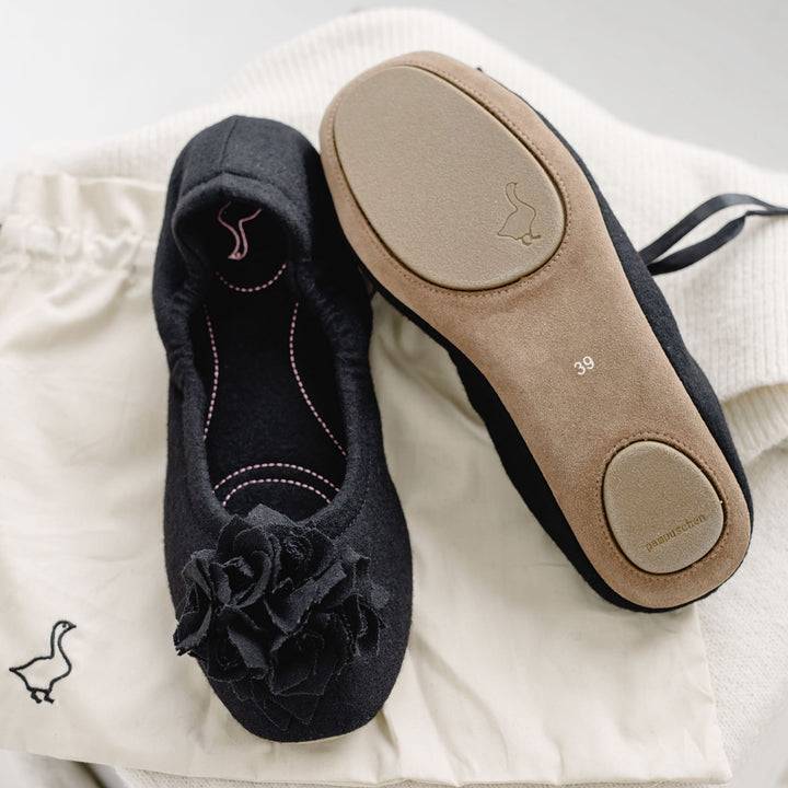 Pampuschen Grace wool schwarz Online