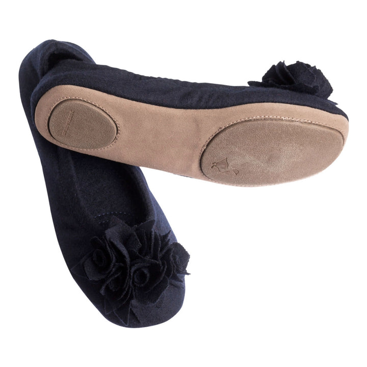 Pampuschen Grace wool dunkelblau Outlet
