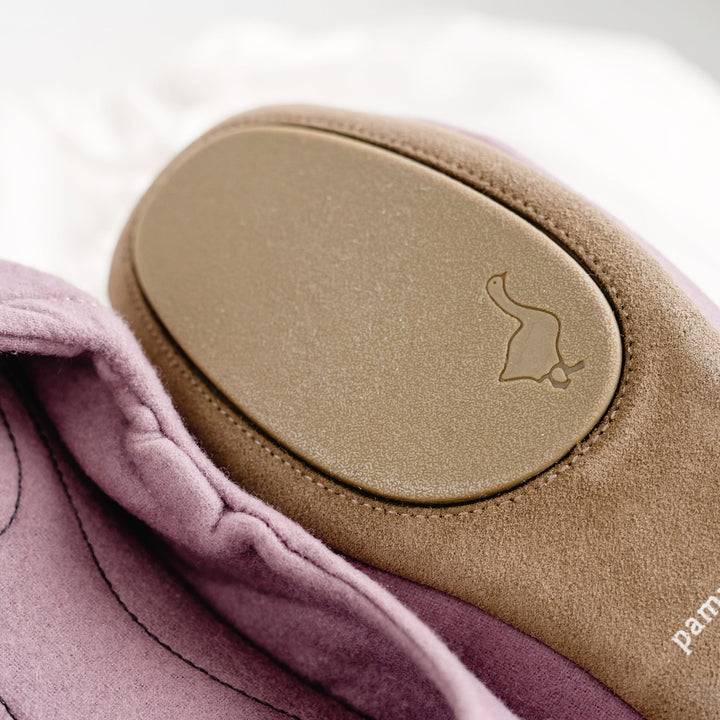 Pampuschen Grace wool dunkle malve Kostenloser Versand