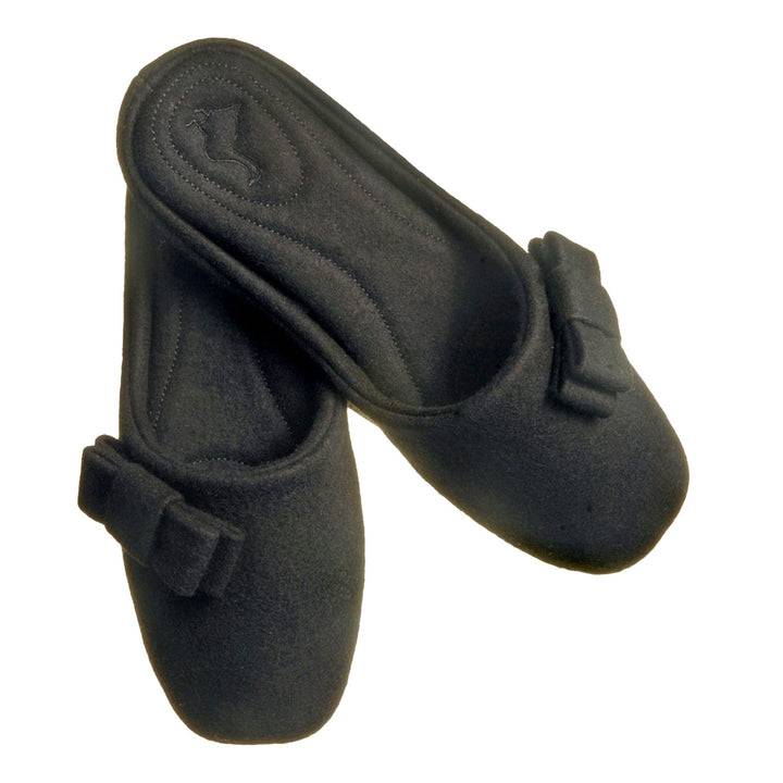 Pampuschen Jacky wool schwarz Fabrikpreis
