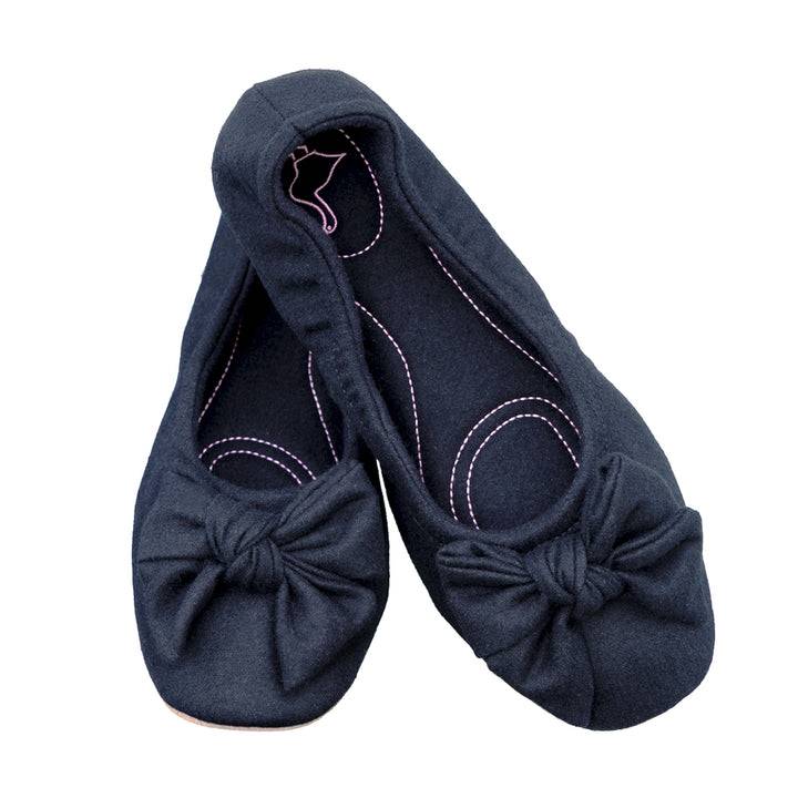 Pampuschen Daisy wool schwarz Versandkostenfrei