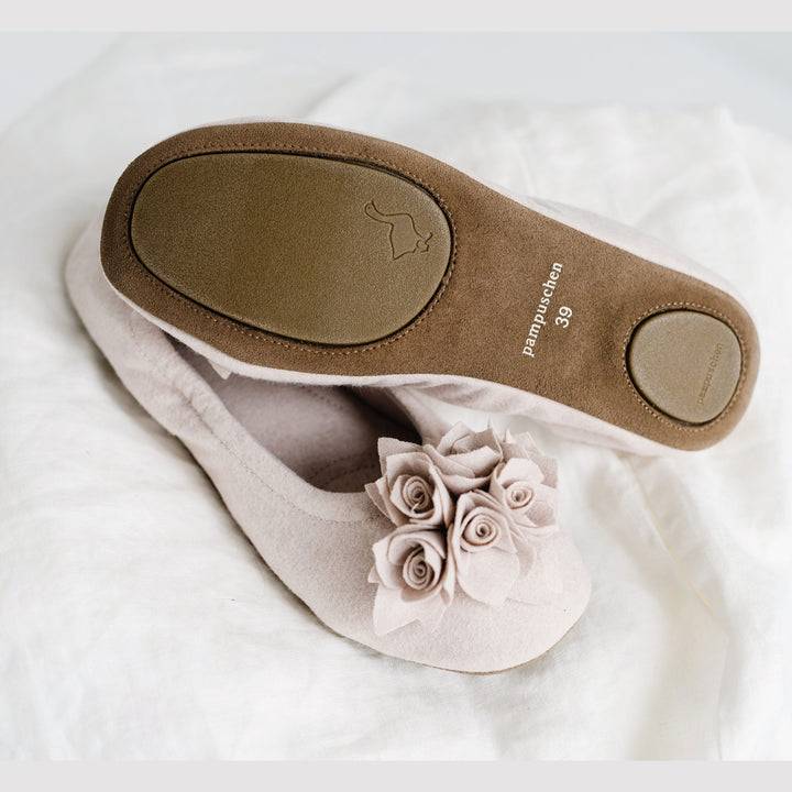 Pampuschen Grace wool beige Saisonschlussverkauf