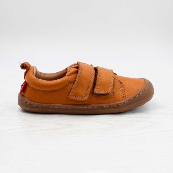 Pololo Barfuss Sneaker Leder hellbraun Kostenloser Versand international