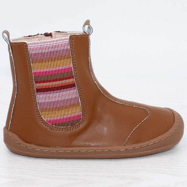Pololo Barfußschuh Chelsea aus Kaktusleder Braun (vegan) Online