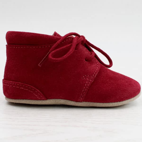 Pololo Für die ersten Schritte – “Porto” der Barfuß Kleinkindschuh rot Hotsell