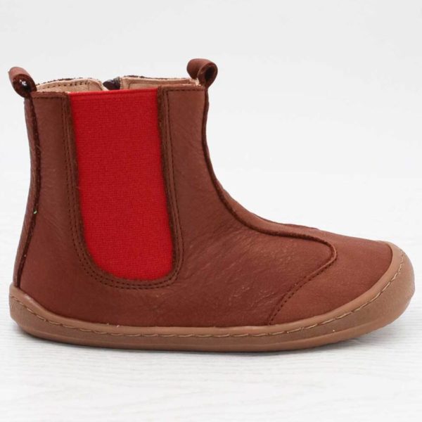 Pololo Barfußschuh Chelsea Leder Braun Meist gekauft