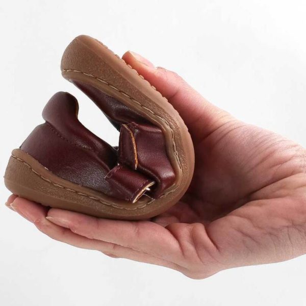 Pololo Barfußschuh Chelsea Leder Braun Meist gekauft