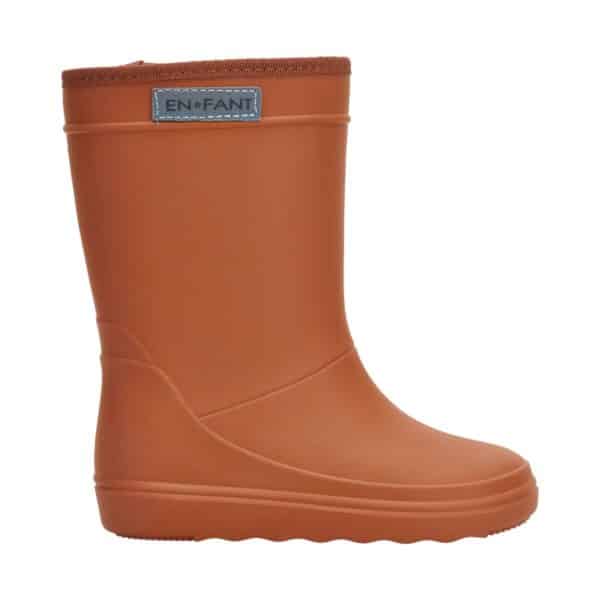Pololo Gummistiefel EnFant gefüttert Braun 20-30 Neueste Mode