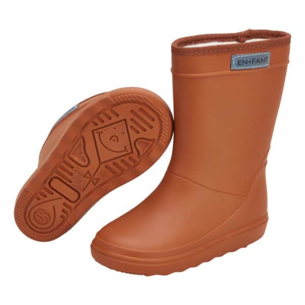 Pololo Gummistiefel EnFant gefüttert Braun 20-30 Neueste Mode