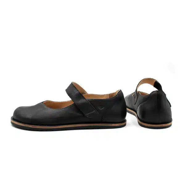 Pololo Barfußschuh Ballerina „Alma“ von Martin Natur – schwarz Super Sparpreis