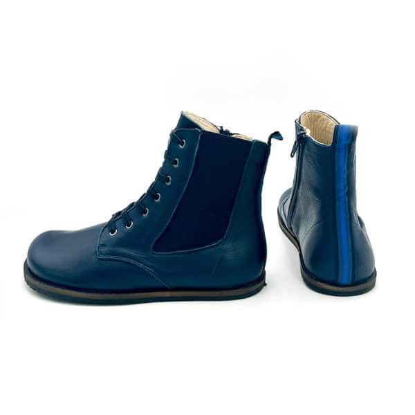 Pololo Barfußschuh Damenstiefellette „MN Aspen“ von Martin Natur – Blau Wochenangebot