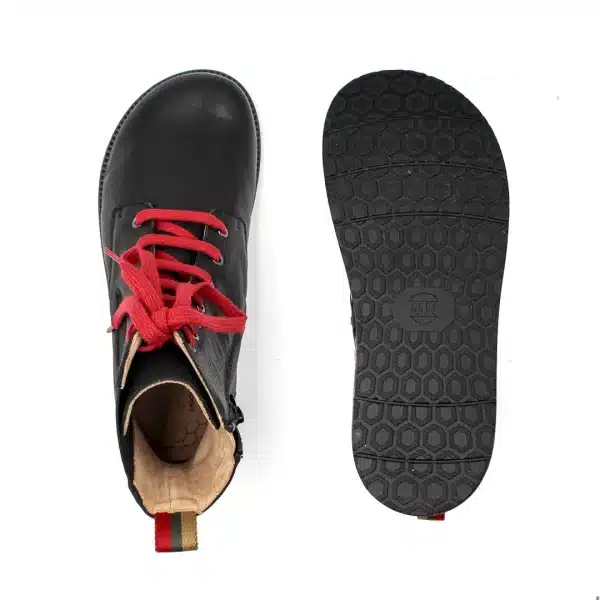 Pololo Barfußschuh Damenstiefellette „MN Aspen“ von Martin Natur – Schwarz Begrenzte Freigabe