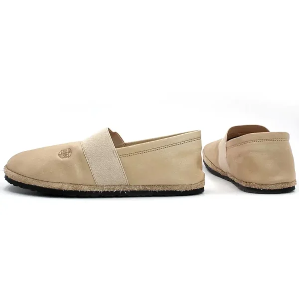 Pololo Barfußschuh für große Kinder und Erwachsene “MN-Apache” beige Letzte 3 Tage