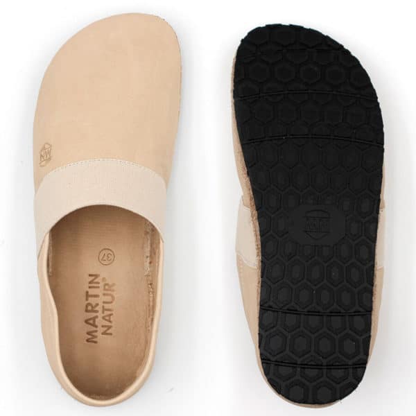 Pololo Barfußschuh für große Kinder und Erwachsene “MN-Apache” beige Letzte 3 Tage